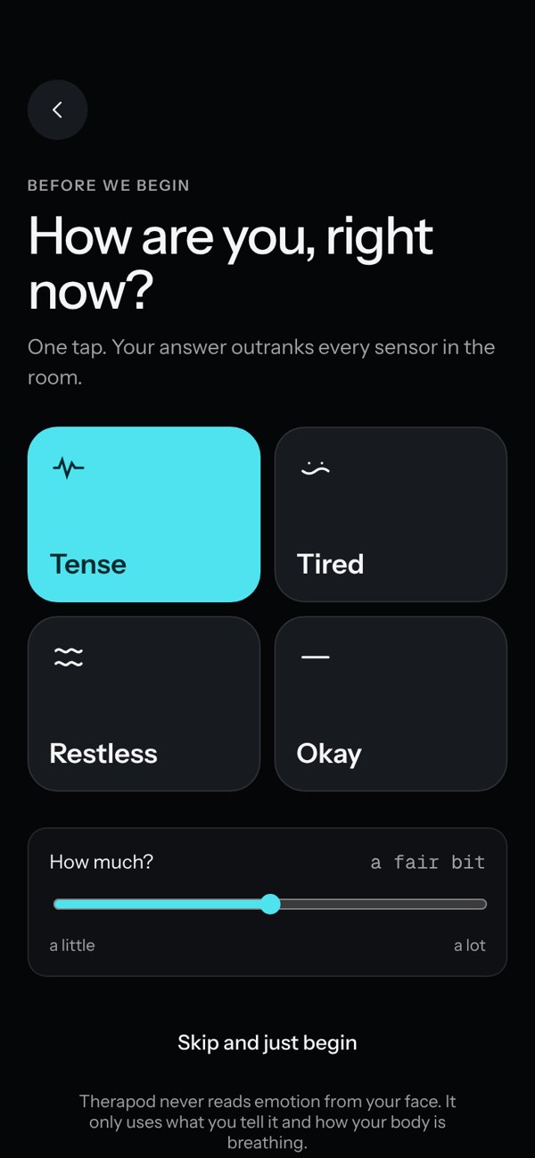 App check-in: Tense, Tired, Restless or Okay