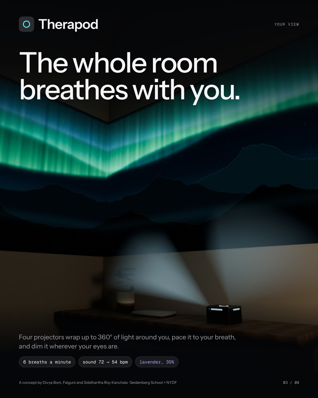 Poster: The whole room breathes with you